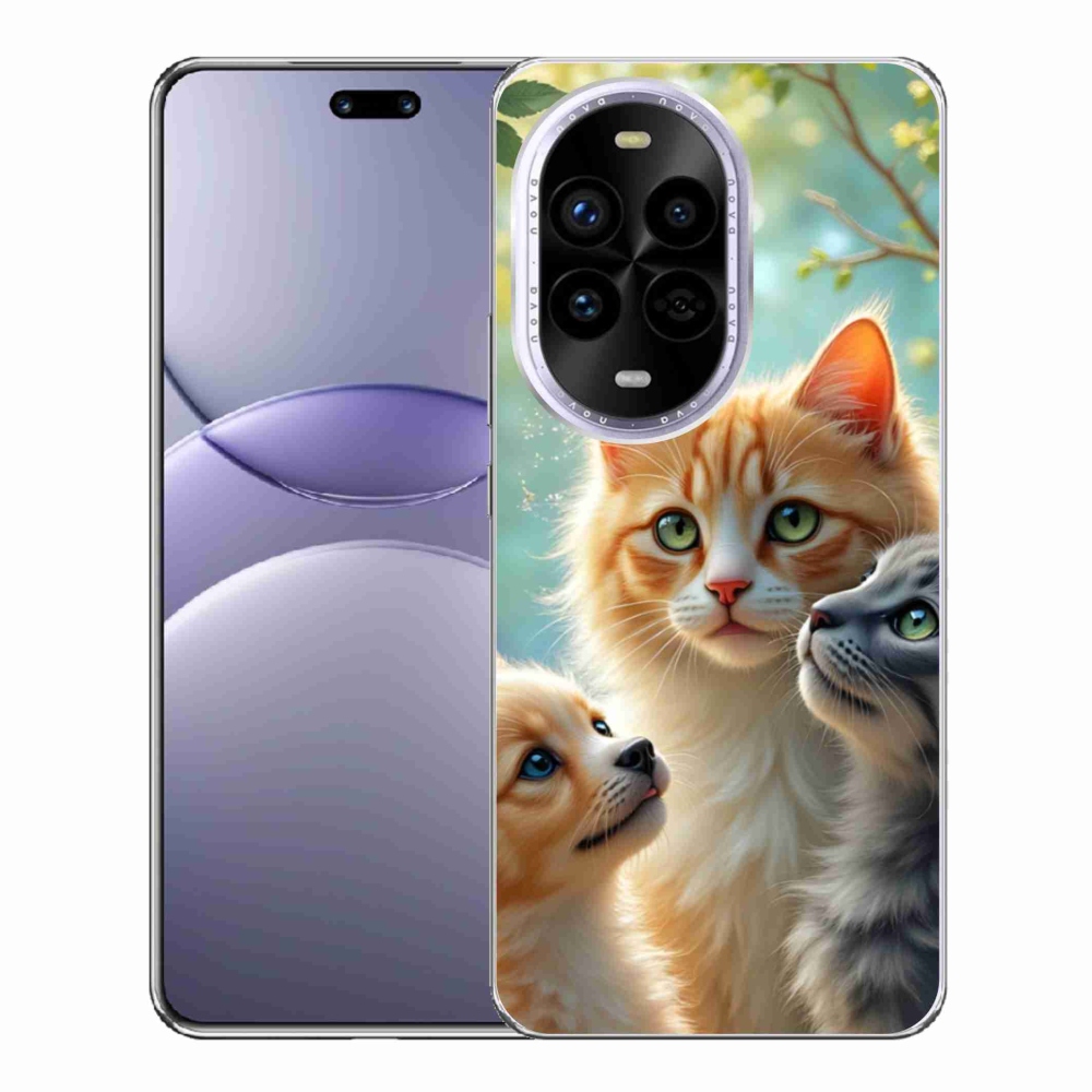 Gelový kryt mmCase na Huawei Nova 13 Pro 5G - zvířecí přátelství 2