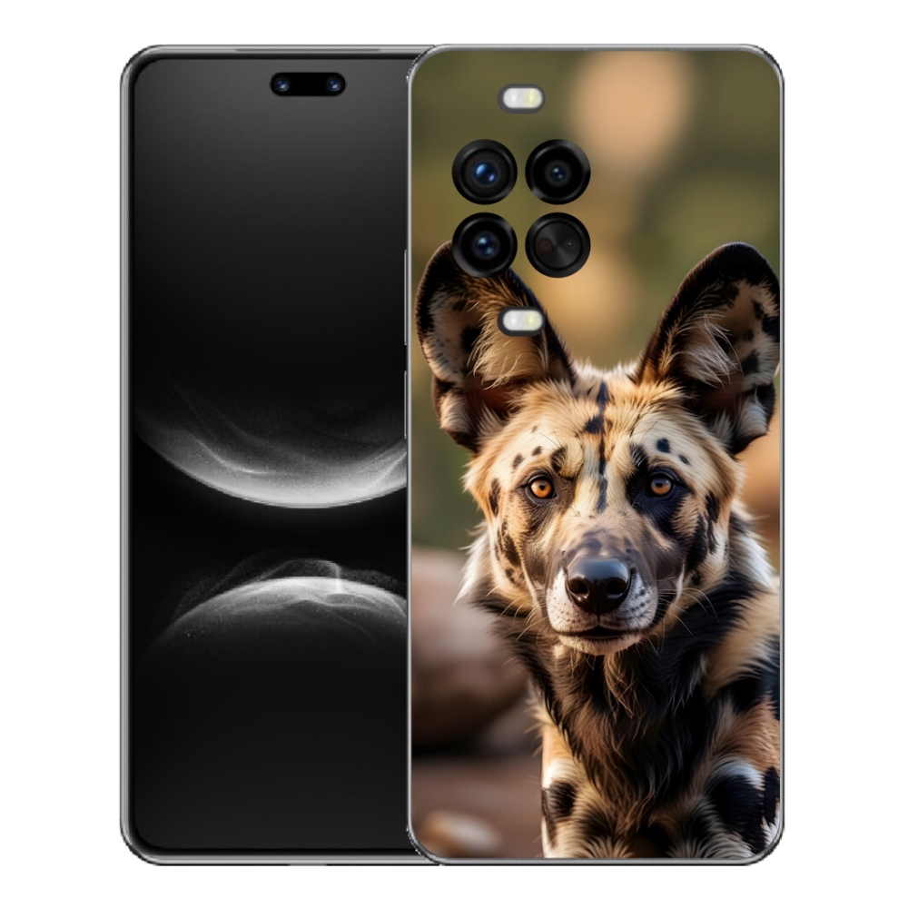 Gelový kryt mmCase na Huawei Nova 14 Pro - africký divoký pes