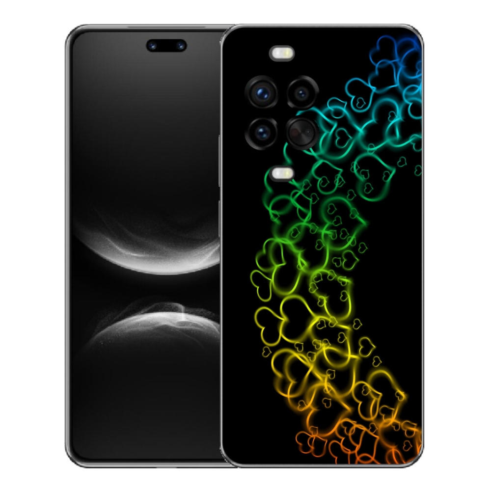 Gelový kryt mmCase na Huawei Nova 14 Pro - barevná srdíčka