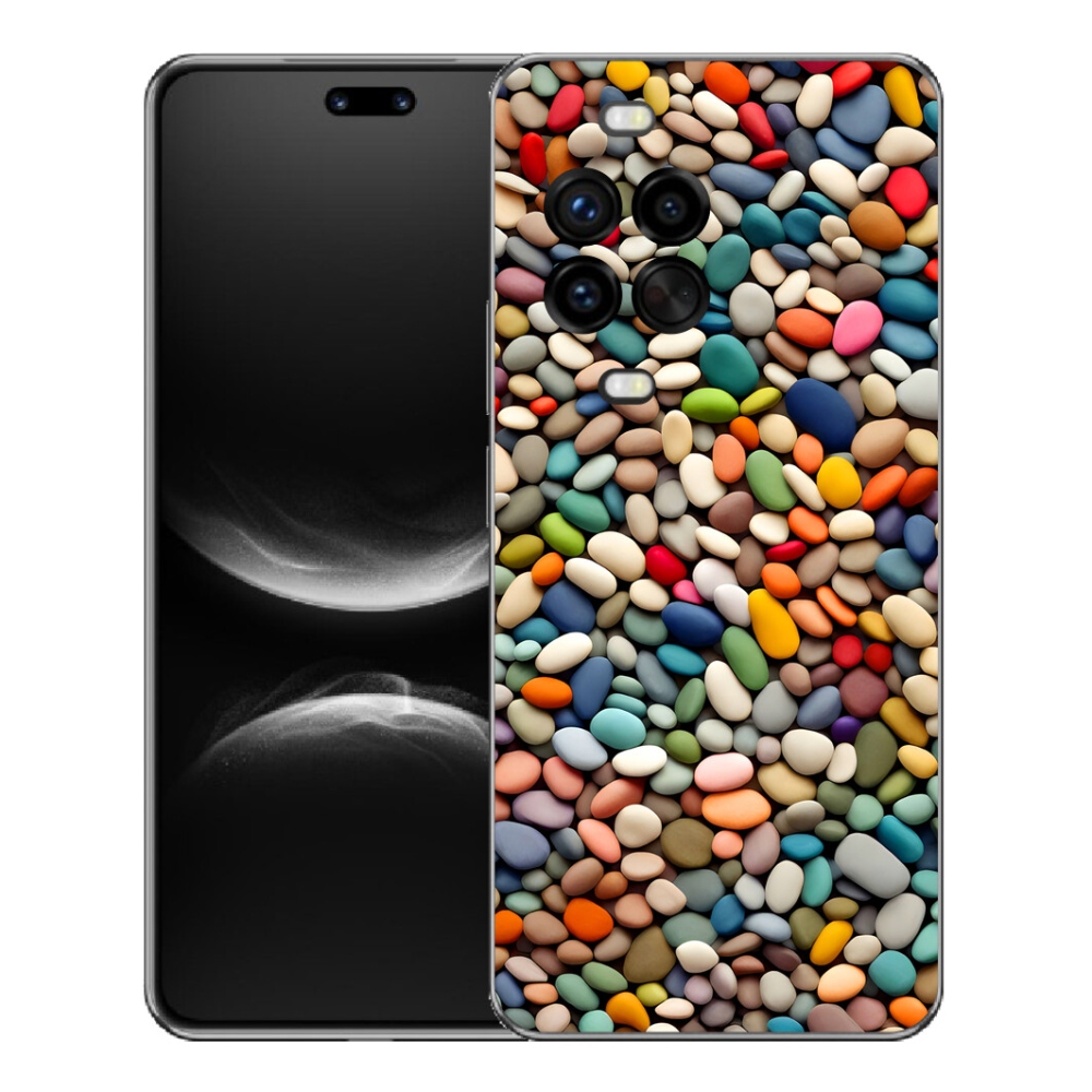 Gelový kryt mmCase na Huawei Nova 14 Pro - barevné kamínky 2