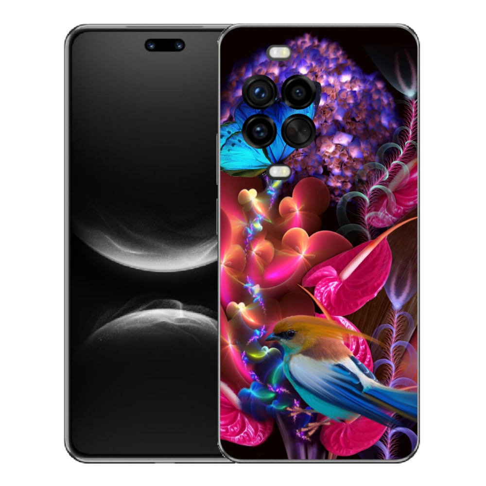 Gelový kryt mmCase na Huawei Nova 14 Pro - barevné květiny