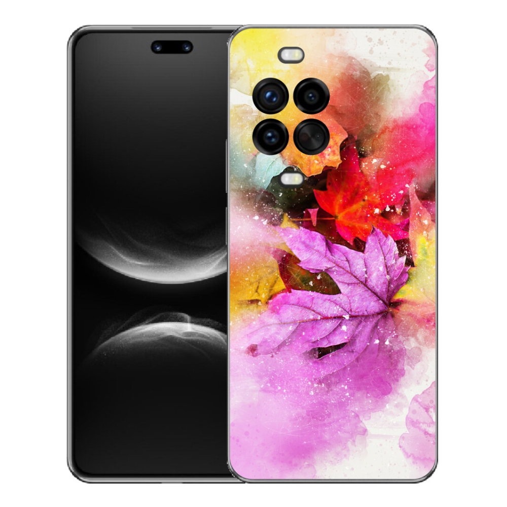 Gelový kryt mmCase na Huawei Nova 14 Pro - barevné listy