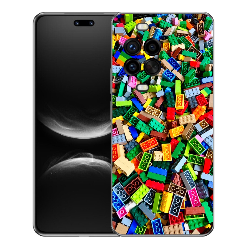 Gelový kryt mmCase na Huawei Nova 14 Pro - barevné stavební kostky