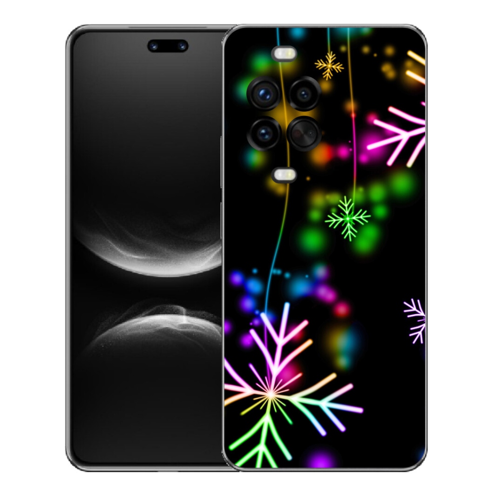 Gelový kryt mmCase na Huawei Nova 14 Pro - barevné vločky