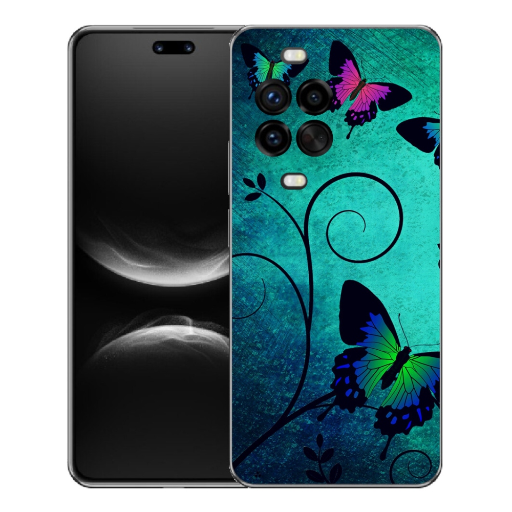 Gelový kryt mmCase na Huawei Nova 14 Pro - barevní motýli