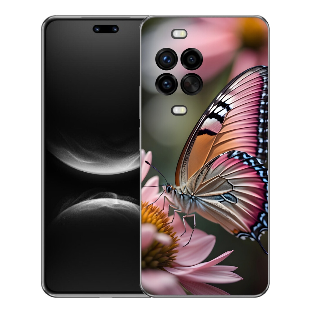 Gelový kryt mmCase na Huawei Nova 14 Pro - barevný motýl