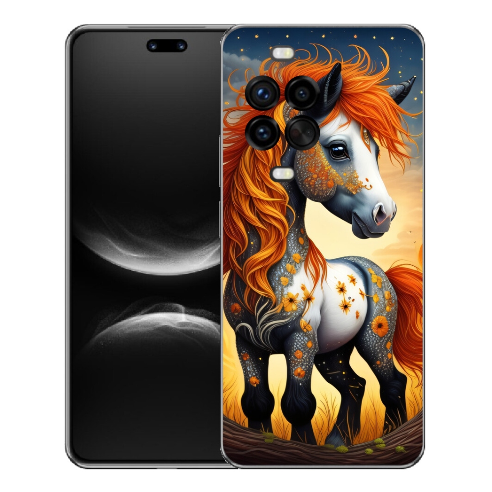 Gelový kryt mmCase na Huawei Nova 14 Pro - barevný poník