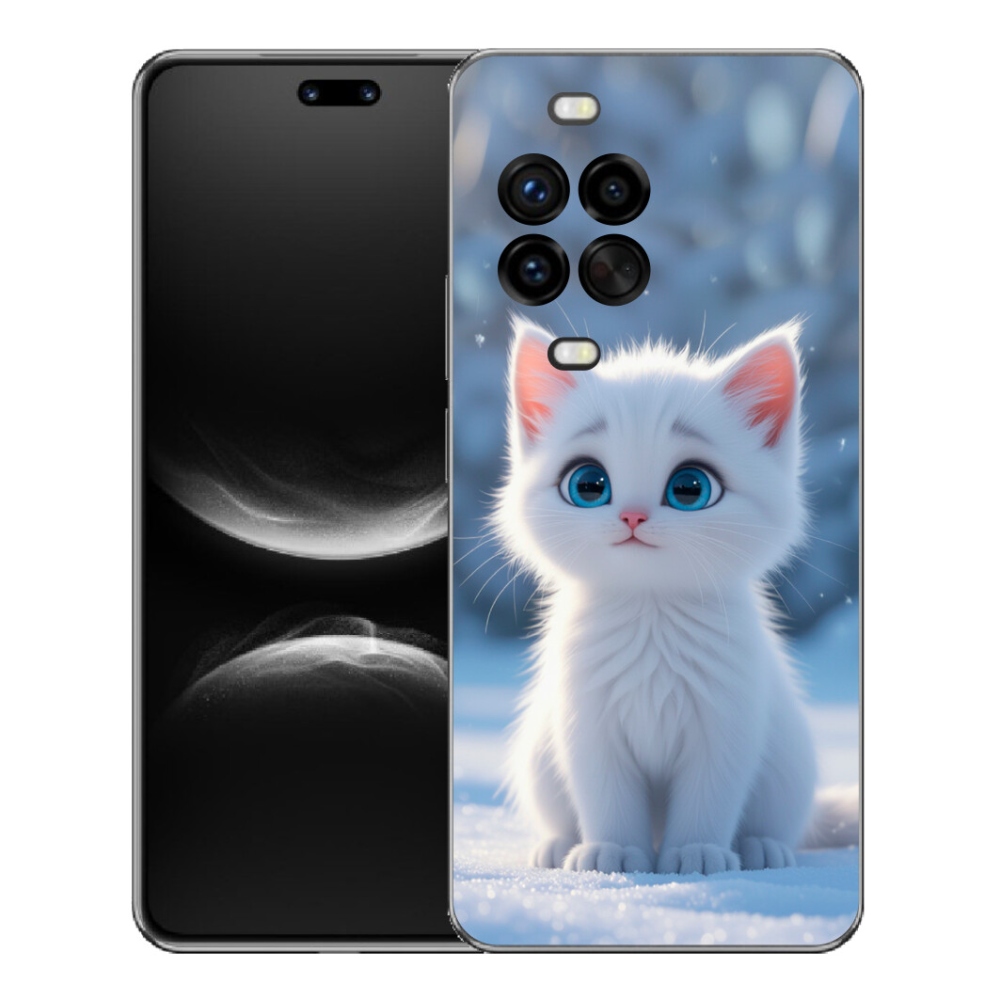 Gelový kryt mmCase na Huawei Nova 14 Pro - bílé kotě 3