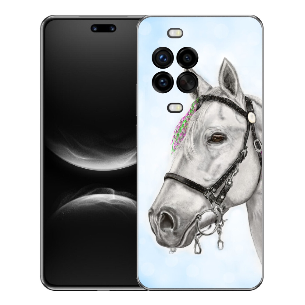 Gelový kryt mmCase na Huawei Nova 14 Pro - bílý kůň 1