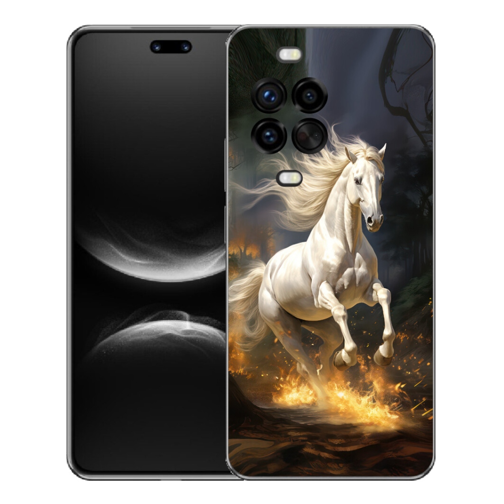 Gelový kryt mmCase na Huawei Nova 14 Pro - bílý kůň 2