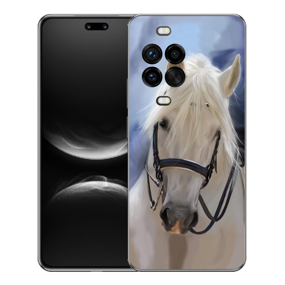 Gelový kryt mmCase na Huawei Nova 14 Pro - bílý kůň