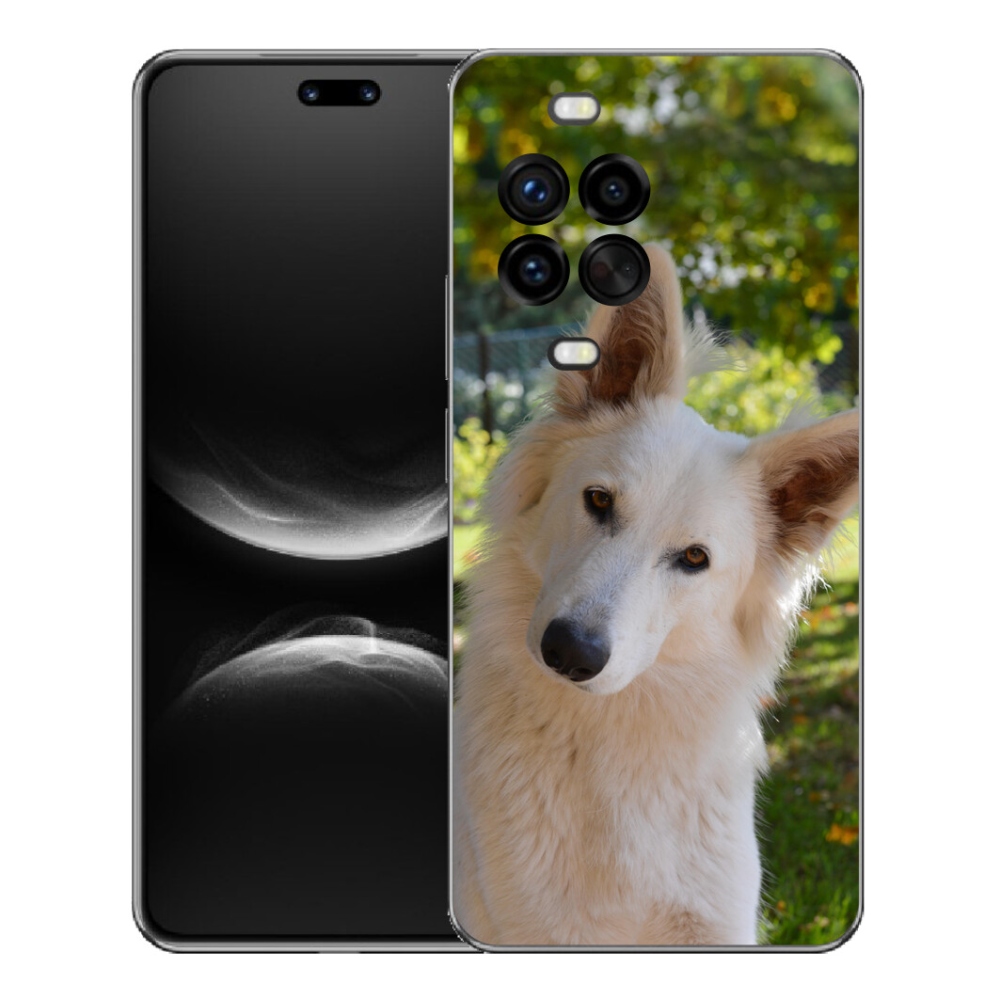 Gelový kryt mmCase na Huawei Nova 14 Pro - bílý švýcarský ovčák 1