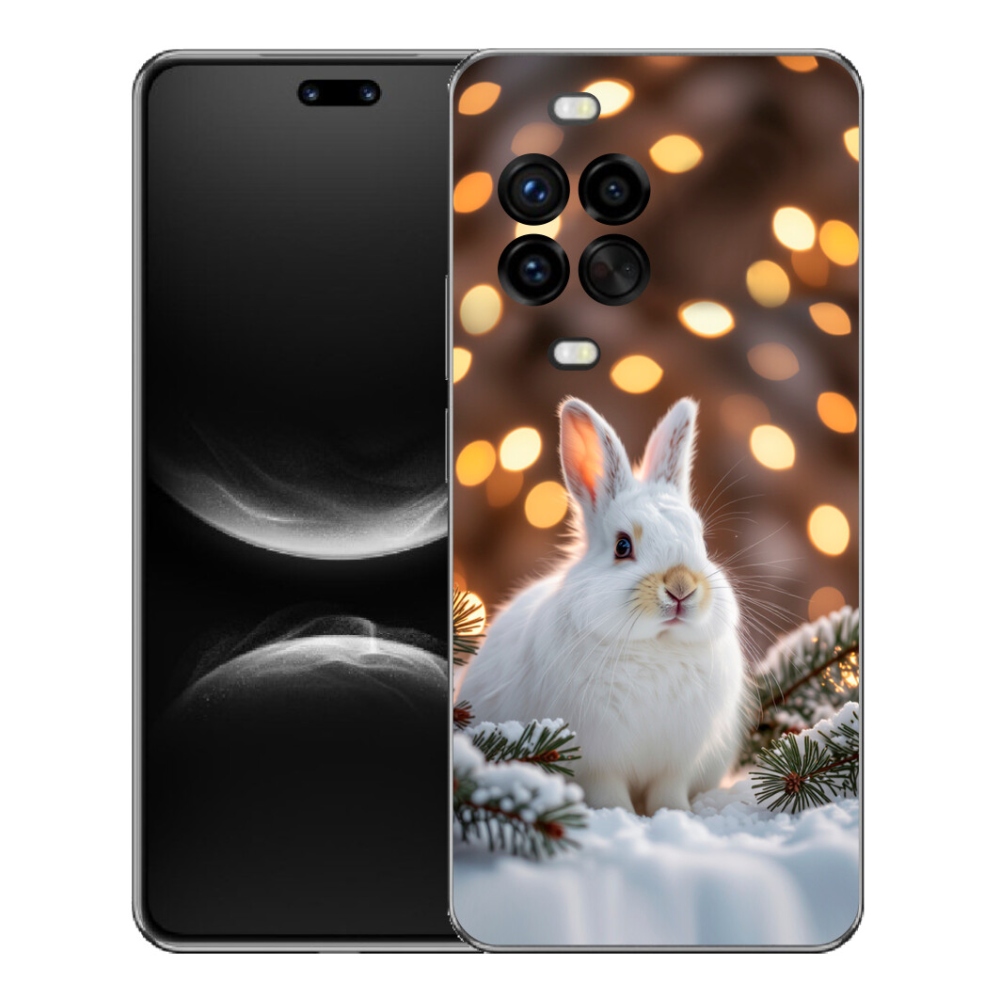 Gelový kryt mmCase na Huawei Nova 14 Pro - bílý zajíc