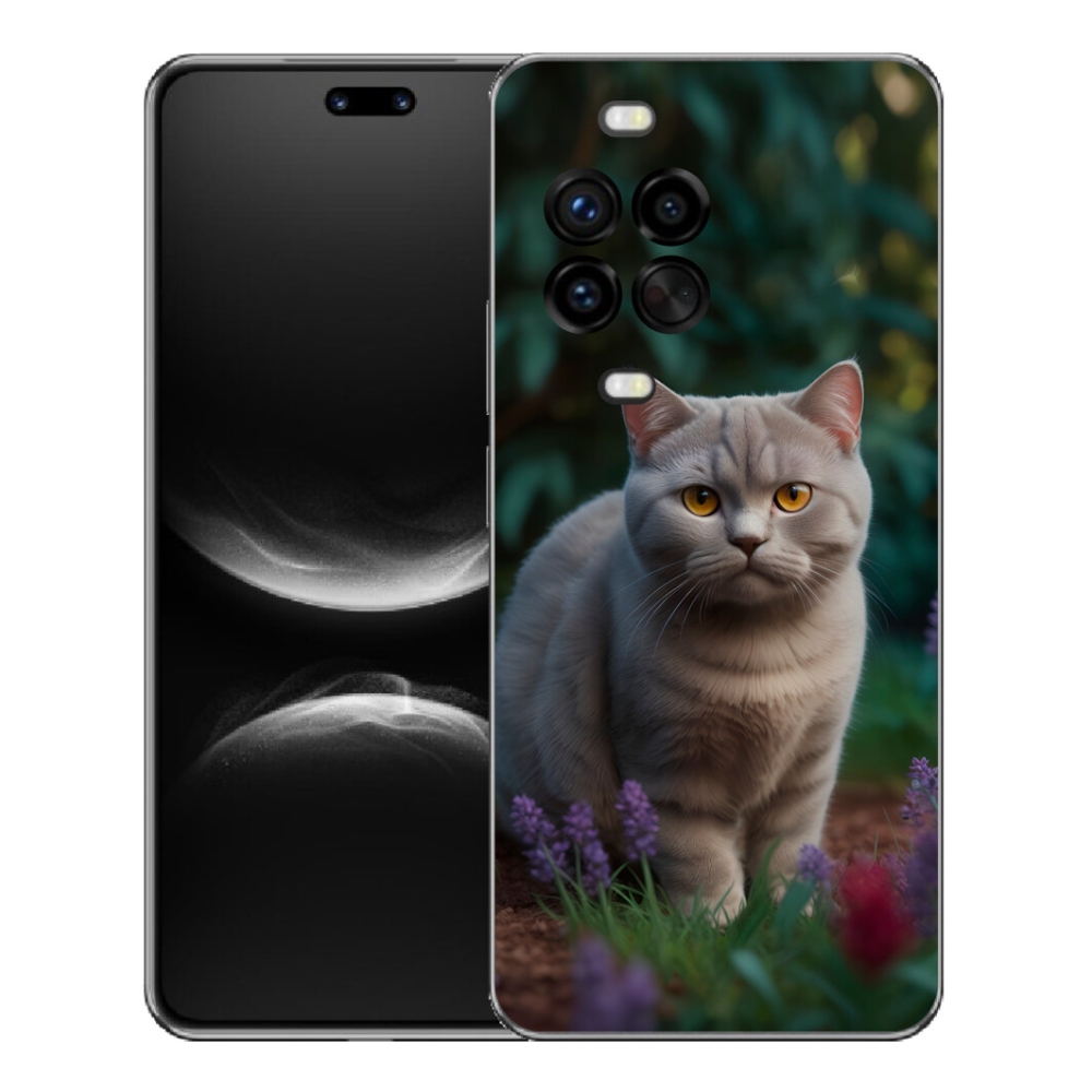 Gelový kryt mmCase na Huawei Nova 14 Pro - britská kočka