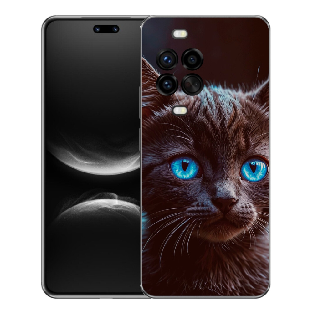 Gelový kryt mmCase na Huawei Nova 14 Pro - černé kotě 2