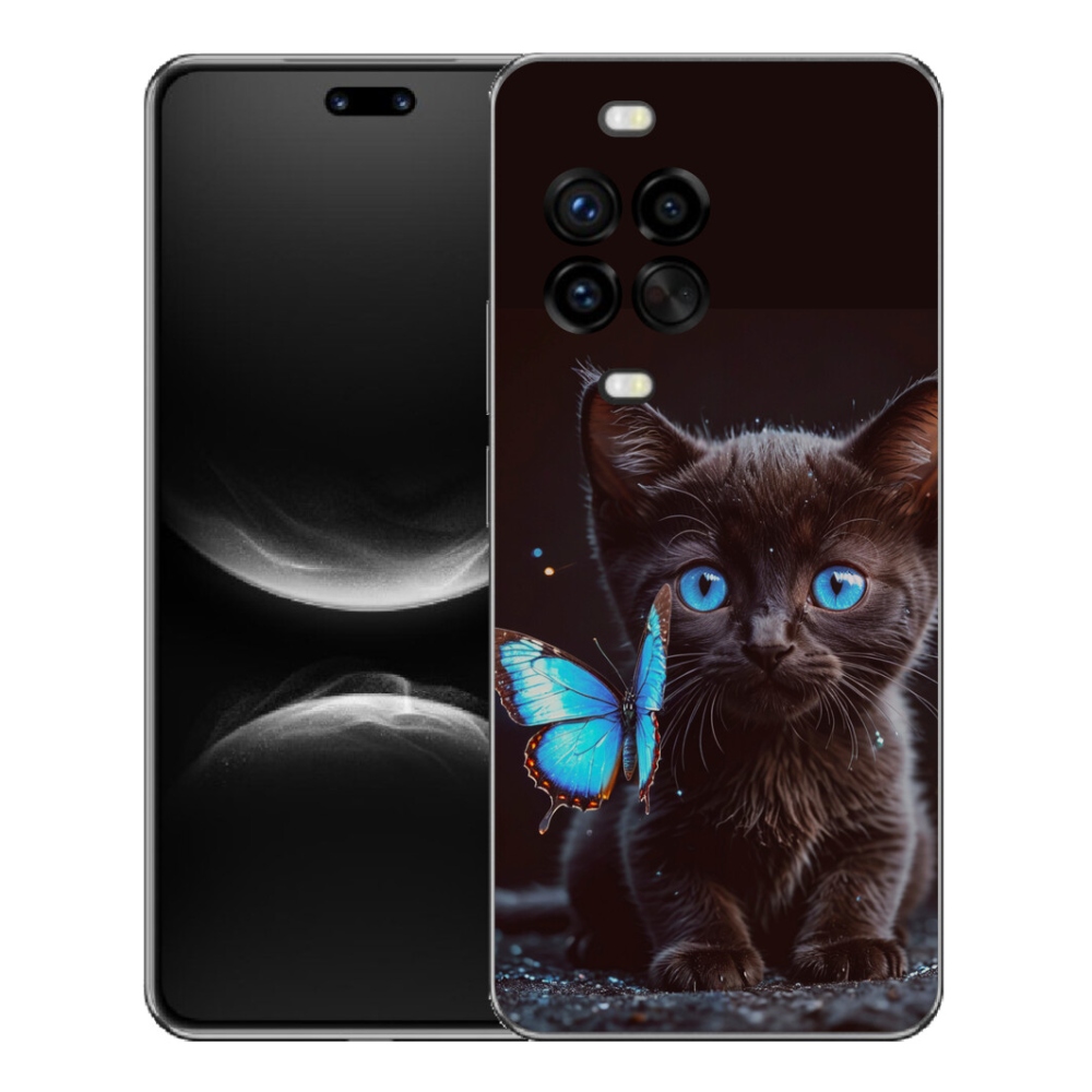 Gelový kryt mmCase na Huawei Nova 14 Pro - černé kotě 3