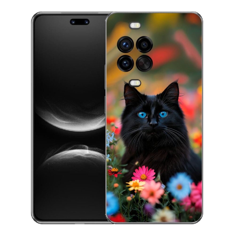 Gelový kryt mmCase na Huawei Nova 14 Pro - černé kotě 4