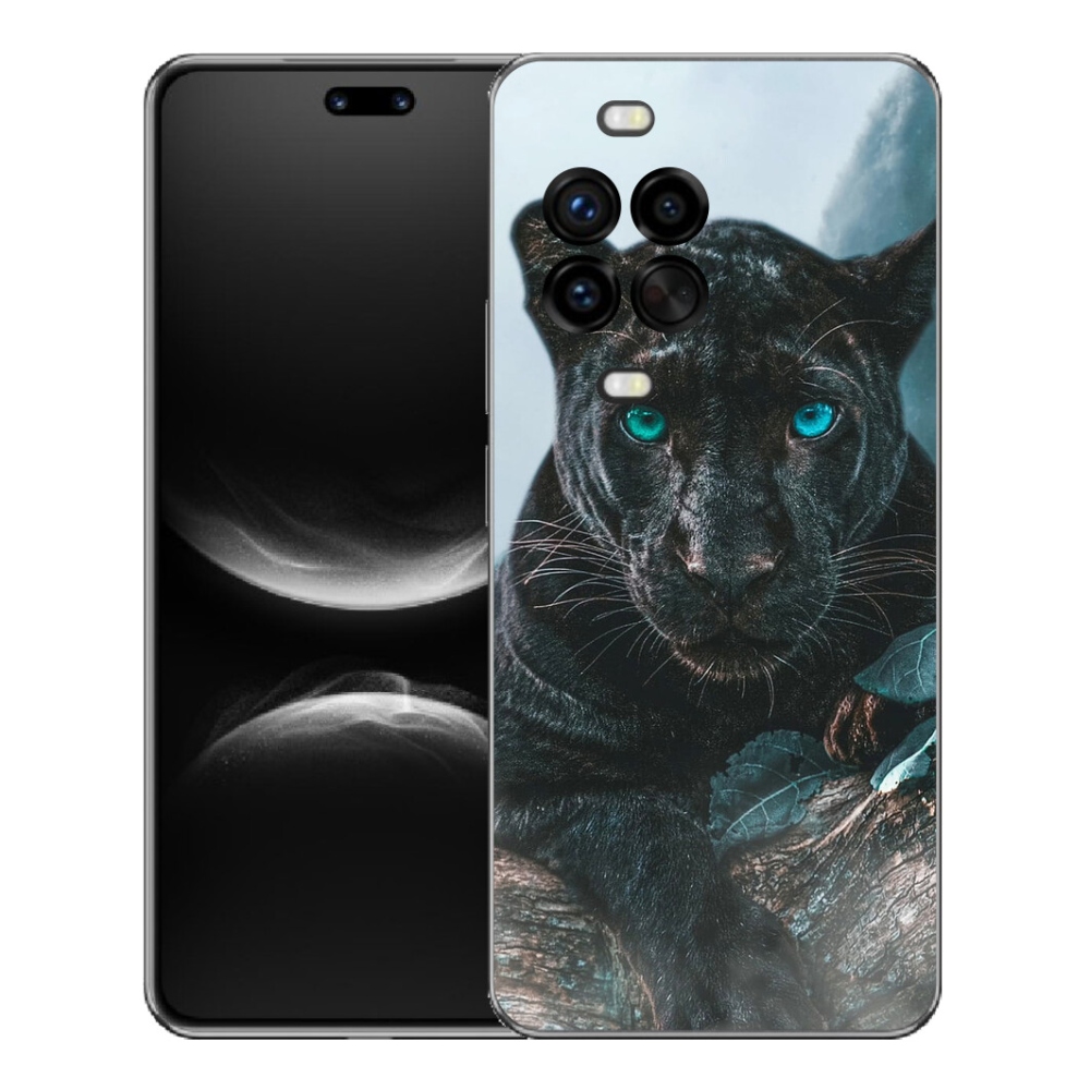 Gelový kryt mmCase na Huawei Nova 14 Pro - černý panter