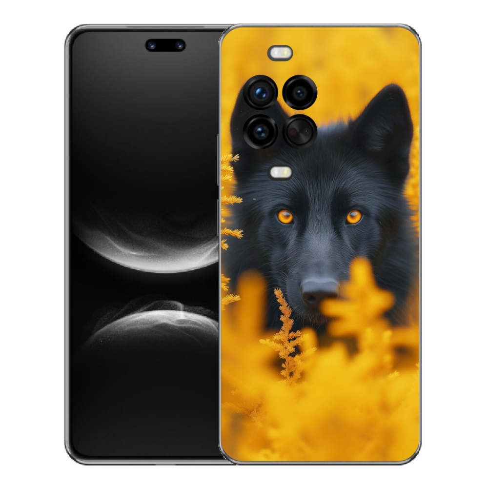 Gelový kryt mmCase na Huawei Nova 14 Pro - černý vlk 2