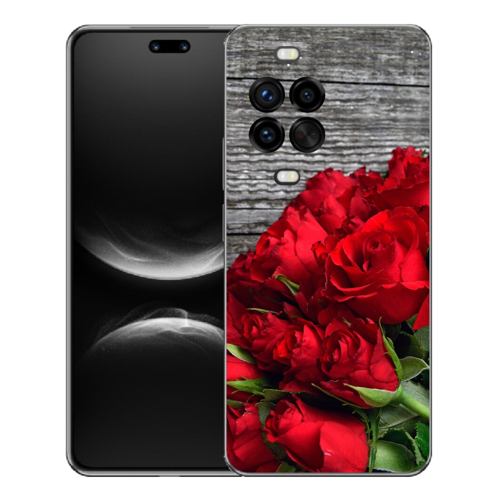Gelový kryt mmCase na Huawei Nova 14 Pro - červené růže