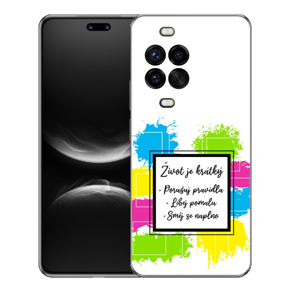 Gelový kryt mmCase na Huawei Nova 14 Pro - citát 5 bílé pozadí