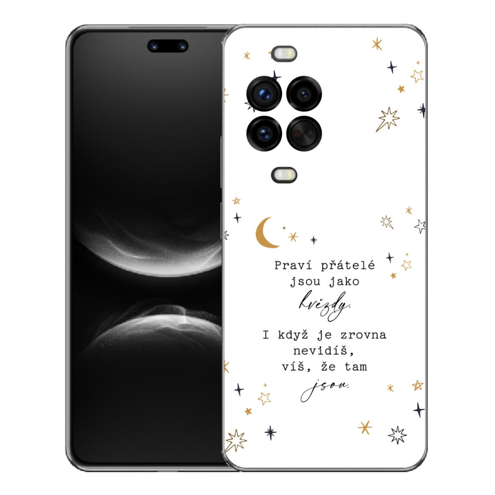 Gelový kryt mmCase na Huawei Nova 14 Pro - citát 6 bílé pozadí