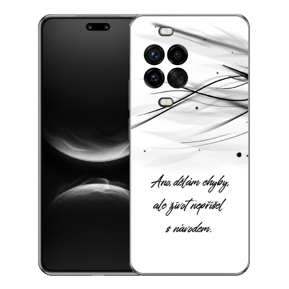 Gelový kryt mmCase na Huawei Nova 14 Pro - citát bílé pozadí