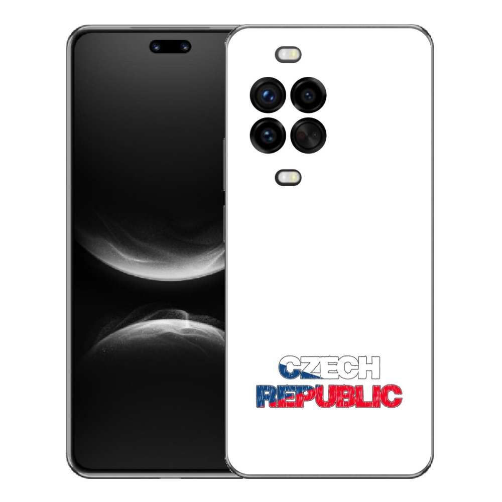 Gelový kryt mmCase na Huawei Nova 14 Pro - Czech Republic bílé pozadí
