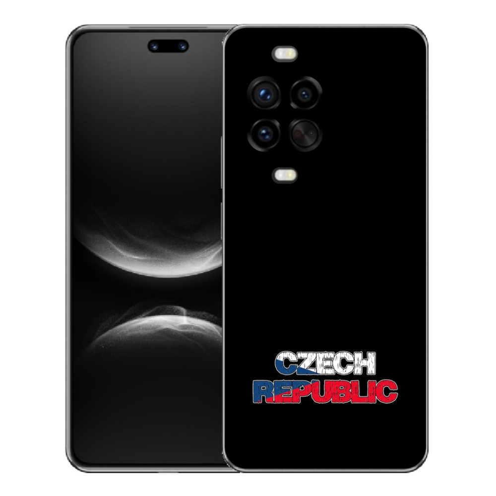 Gelový kryt mmCase na Huawei Nova 14 Pro - Czech Republic černé pozadí