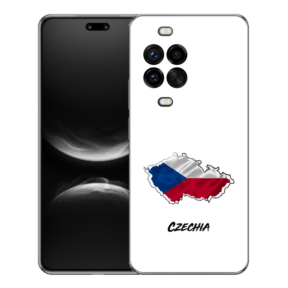 Gelový kryt mmCase na Huawei Nova 14 Pro - Czechia bílé pozadí