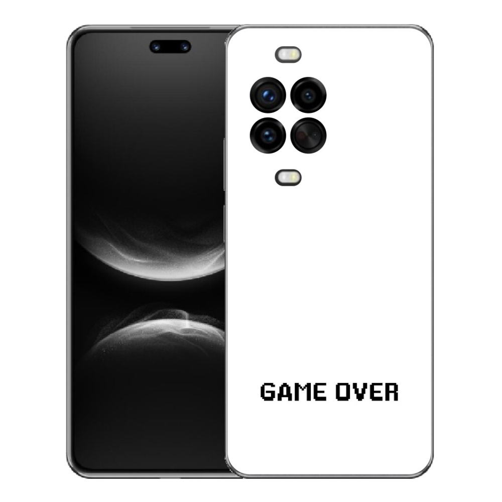 Gelový kryt mmCase na Huawei Nova 14 Pro - game over bílé pozadí