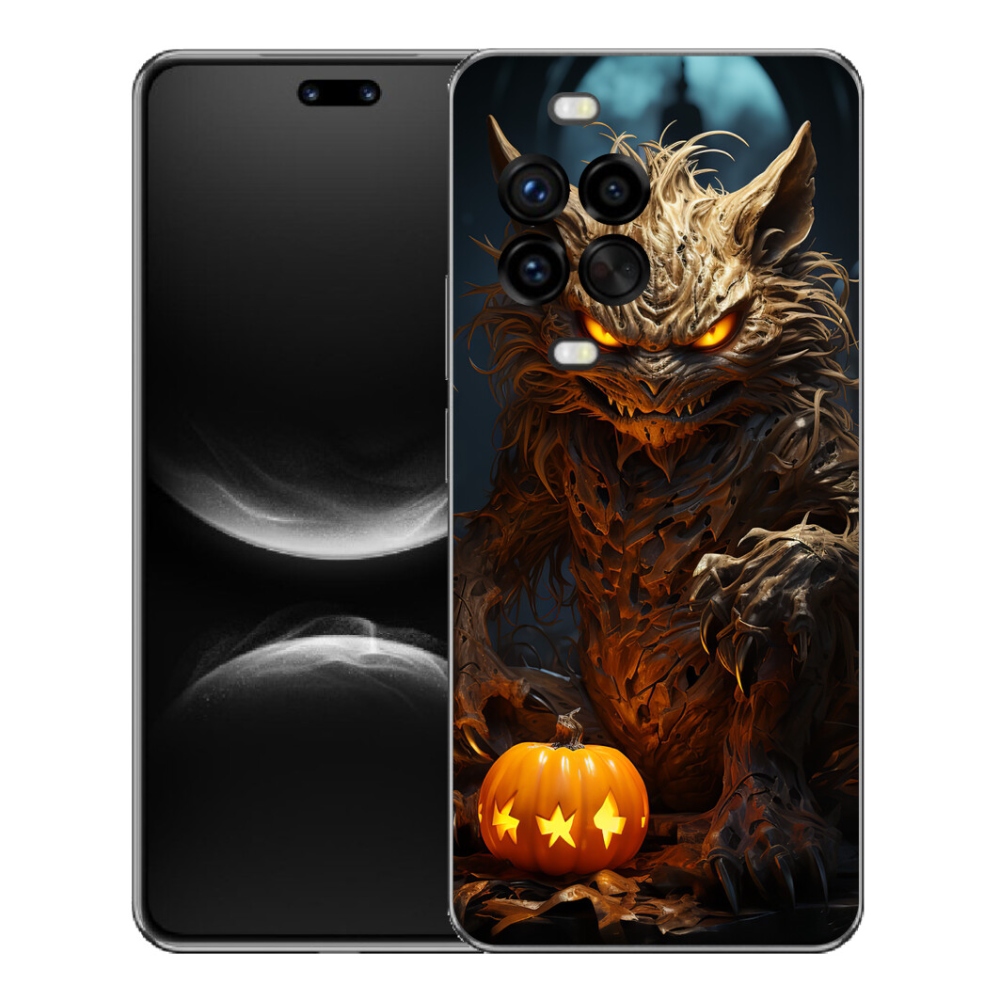 Gelový kryt mmCase na Huawei Nova 14 Pro - halloweenská příšera