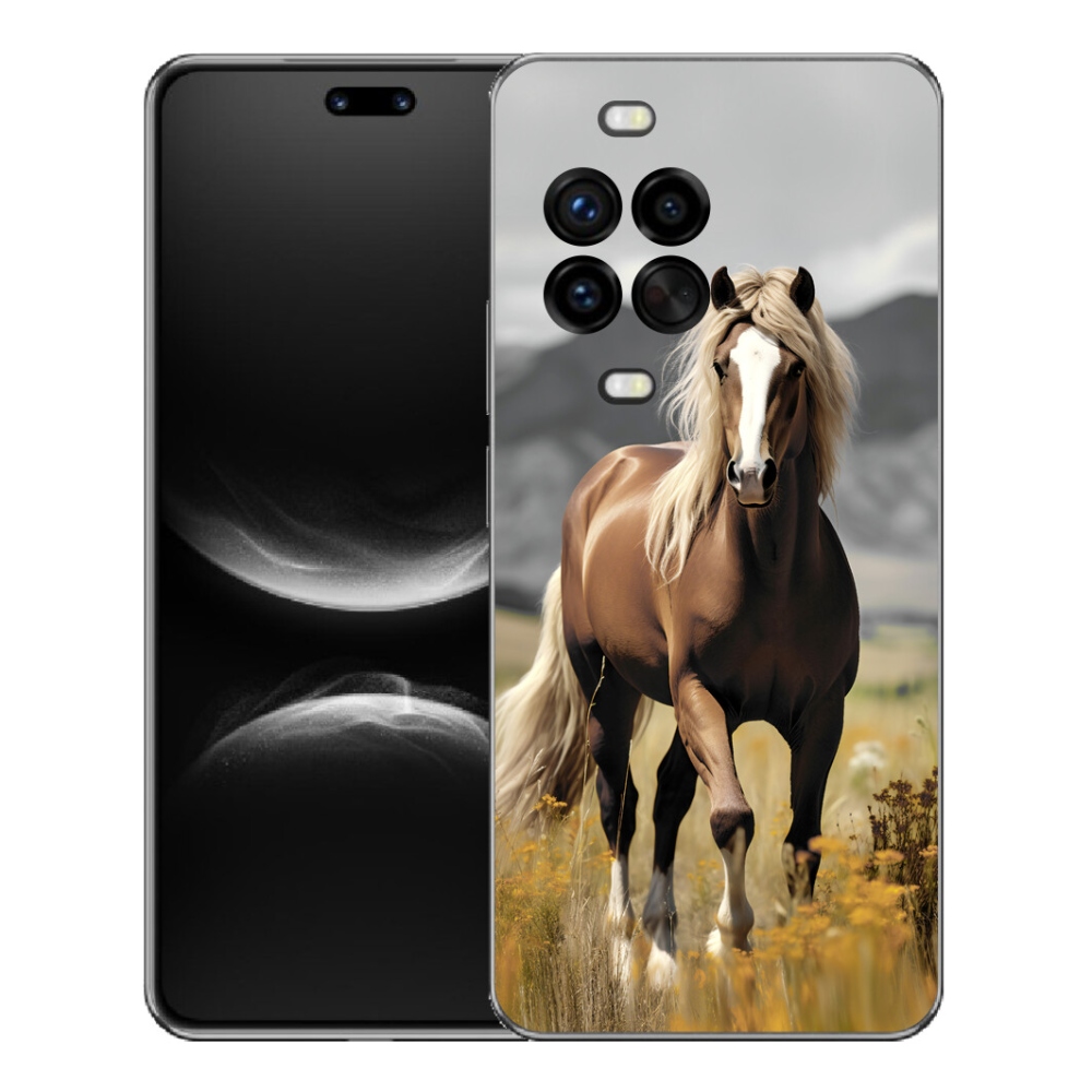 Gelový kryt mmCase na Huawei Nova 14 Pro - hnědý kůň 1