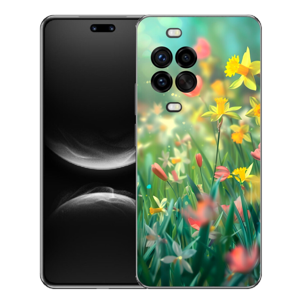 Gelový kryt mmCase na Huawei Nova 14 Pro - jarní květy