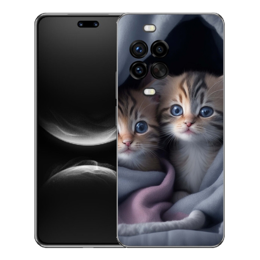 Gelový kryt mmCase na Huawei Nova 14 Pro - kočičí duo 2