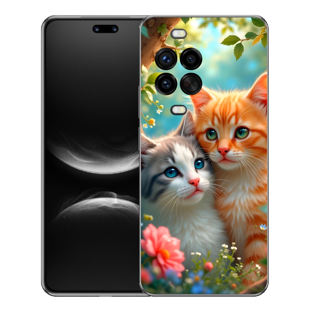 Gelový kryt mmCase na Huawei Nova 14 Pro - kočičí láska 2
