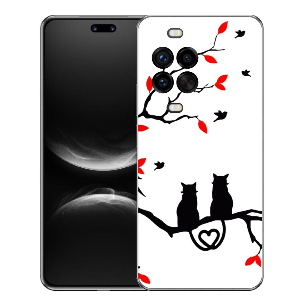 Gelový kryt mmCase na Huawei Nova 14 Pro - kočičí láska