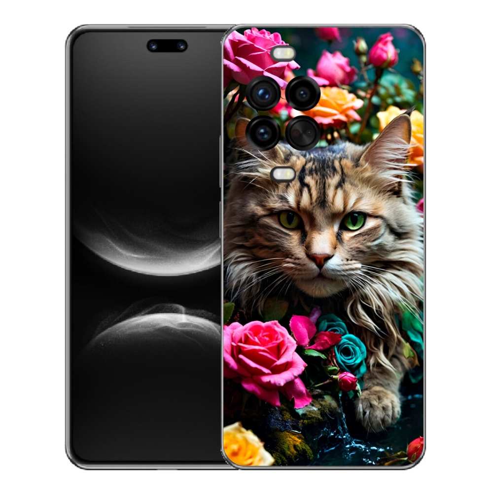 Gelový kryt mmCase na Huawei Nova 14 Pro - kočíčí pohled 2