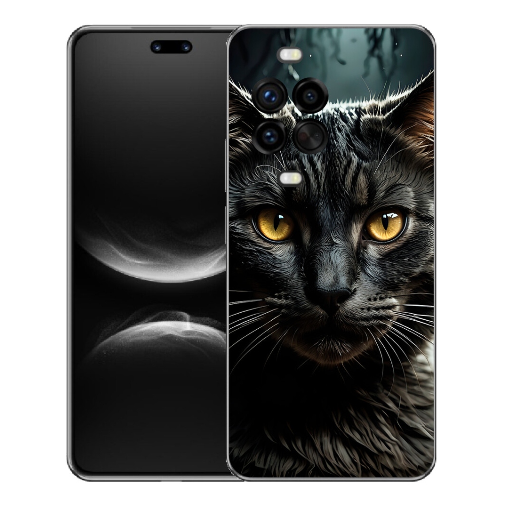 Gelový kryt mmCase na Huawei Nova 14 Pro - kočičí pohled 3