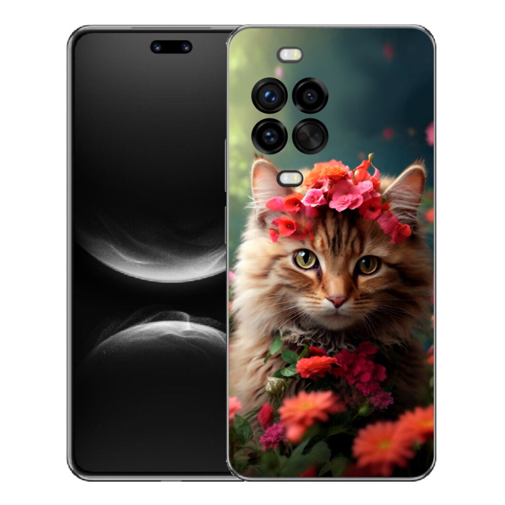 Gelový kryt mmCase na Huawei Nova 14 Pro - kočíčí princezna