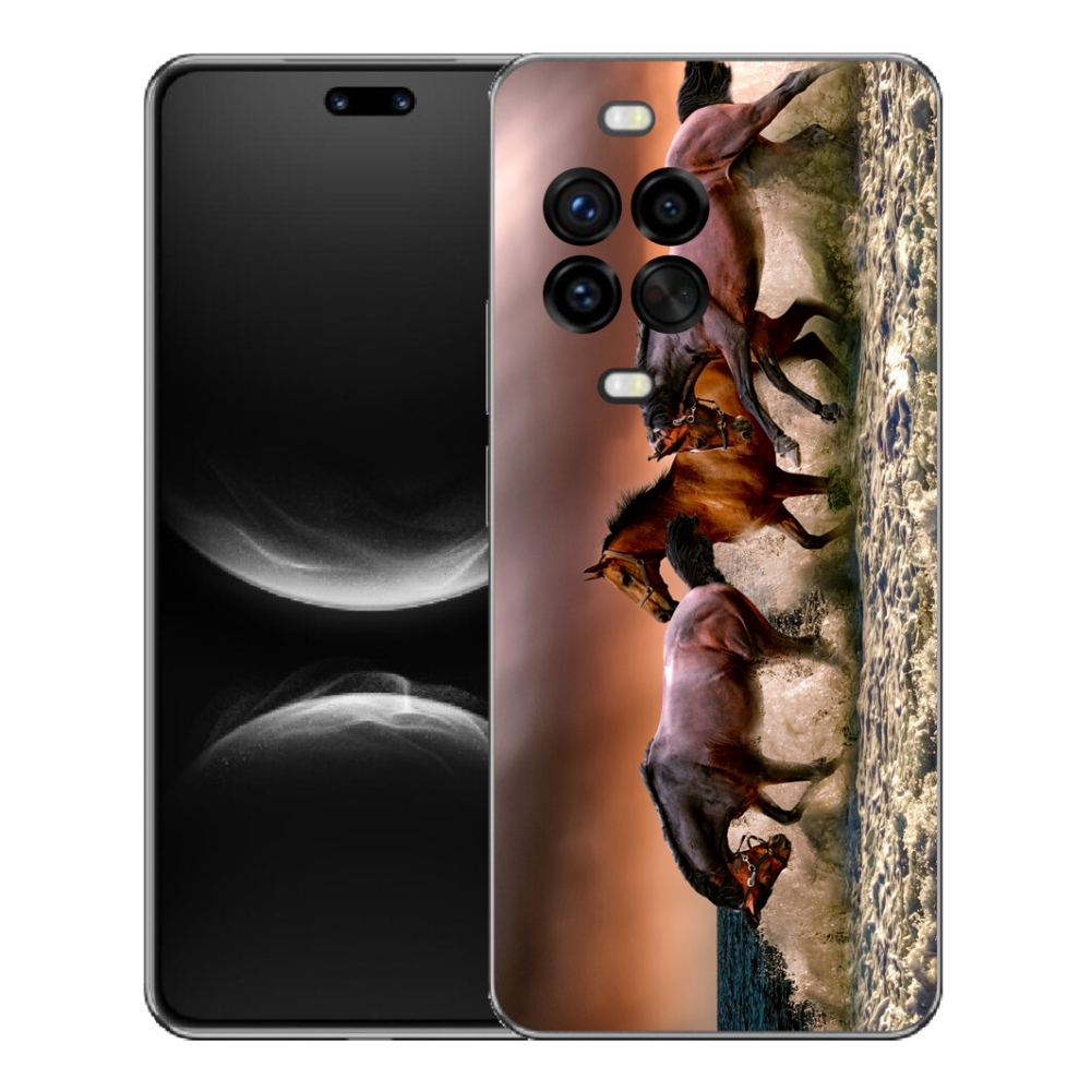 Gelový kryt mmCase na Huawei Nova 14 Pro - koně 1