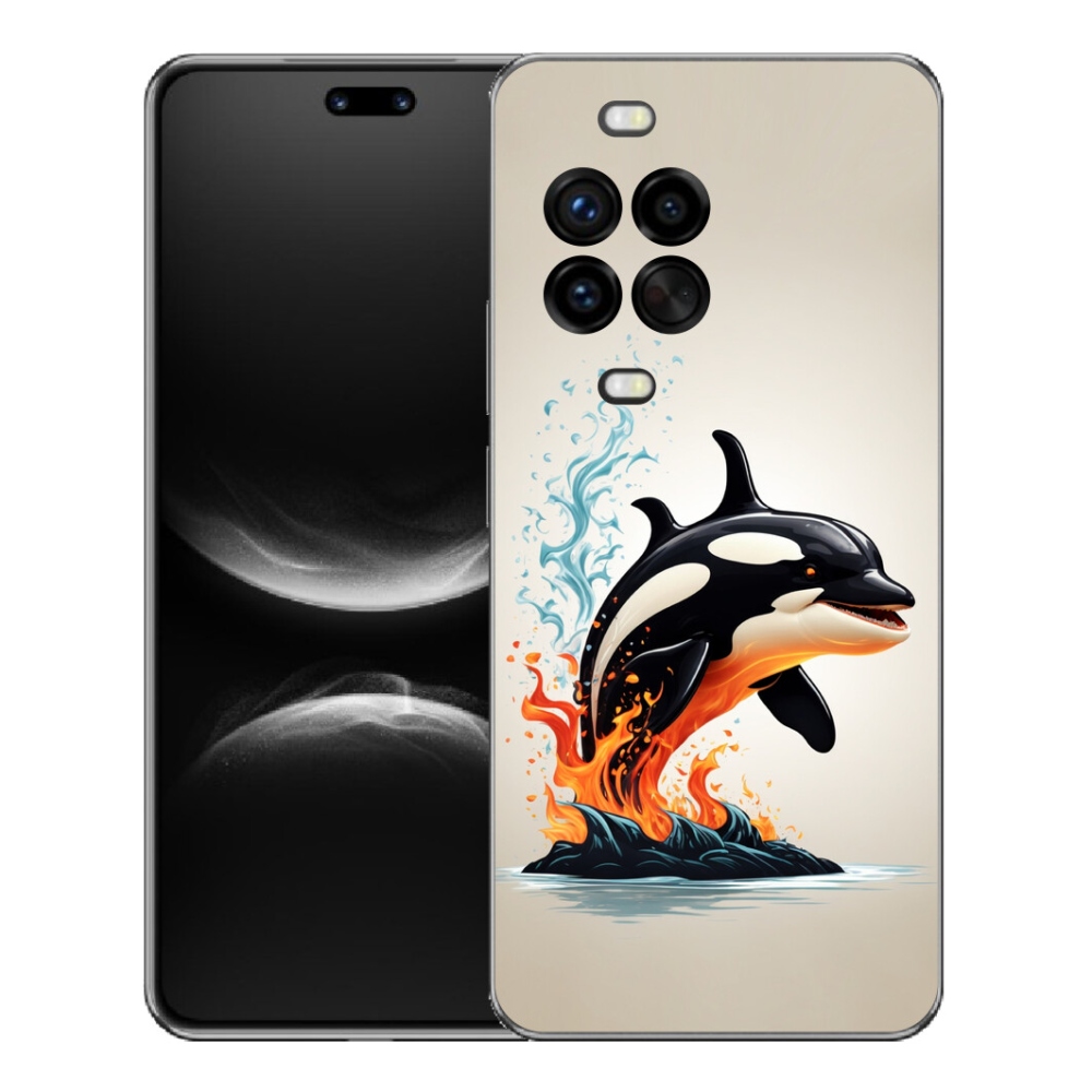 Gelový kryt mmCase na Huawei Nova 14 Pro - kosatka