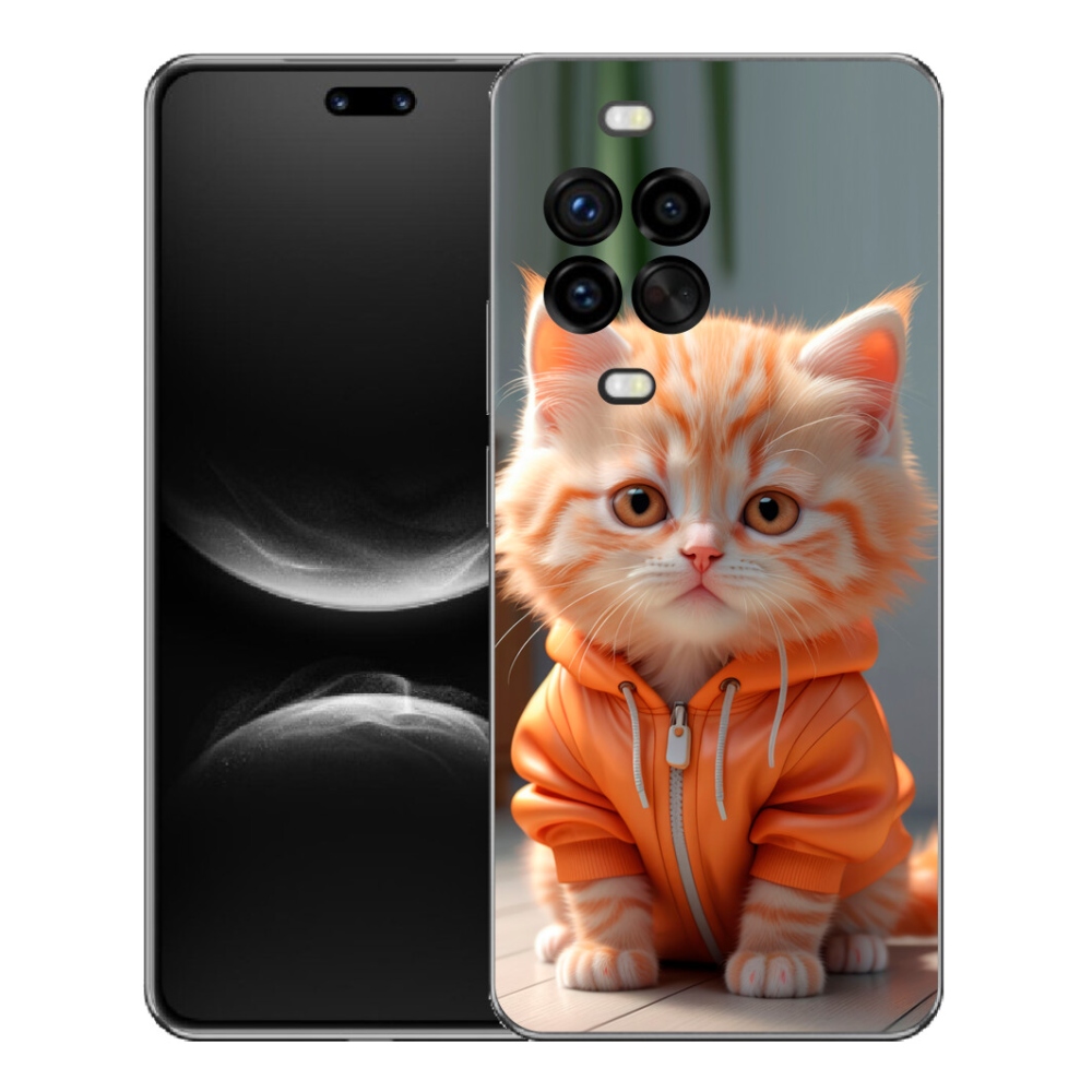 Gelový kryt mmCase na Huawei Nova 14 Pro - kotě v mikině