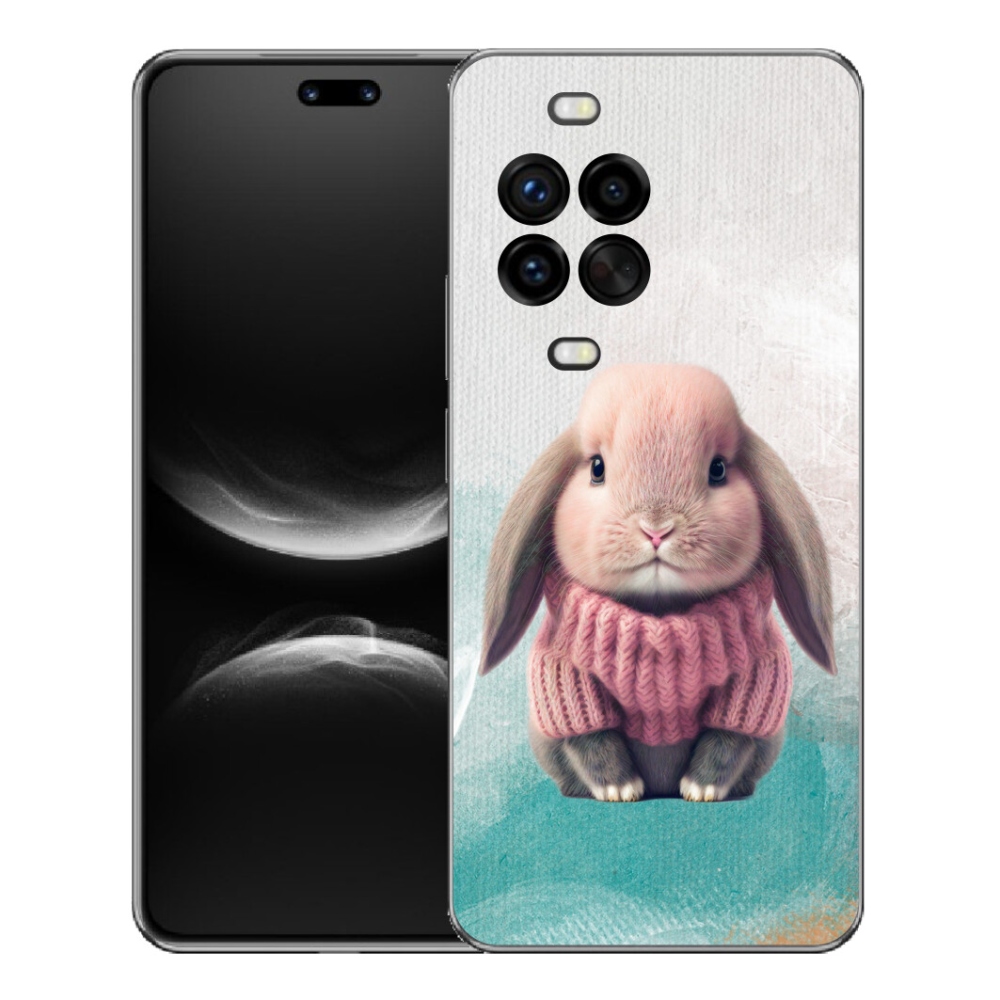 Gelový kryt mmCase na Huawei Nova 14 Pro - králíček ve svetru