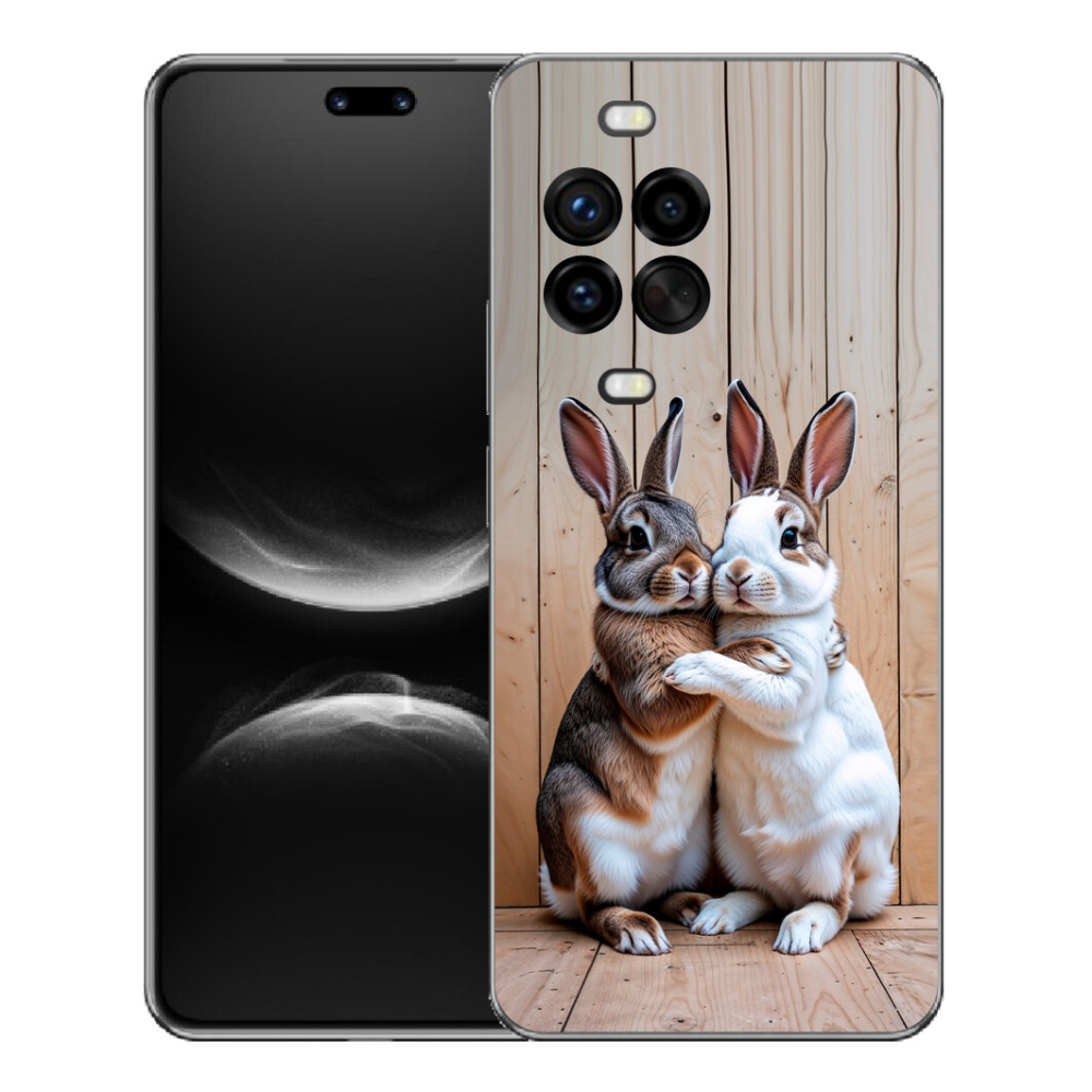 Gelový kryt mmCase na Huawei Nova 14 Pro - králičí pár