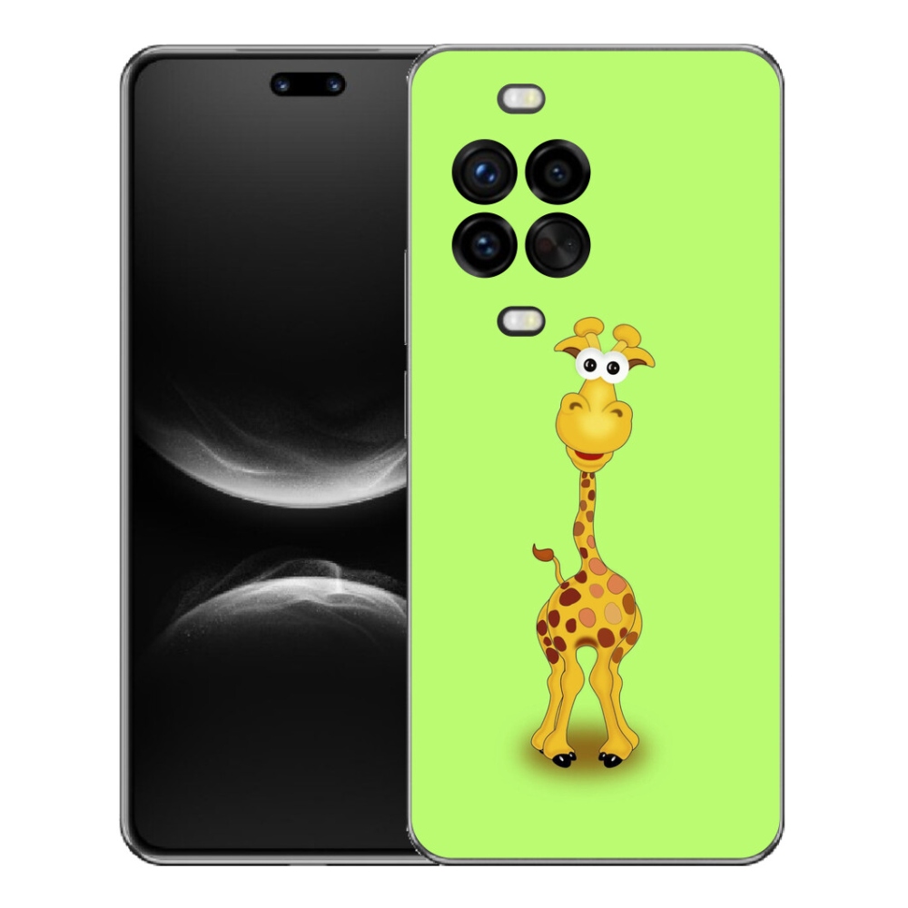 Gelový kryt mmCase na Huawei Nova 14 Pro - kreslená žirafa