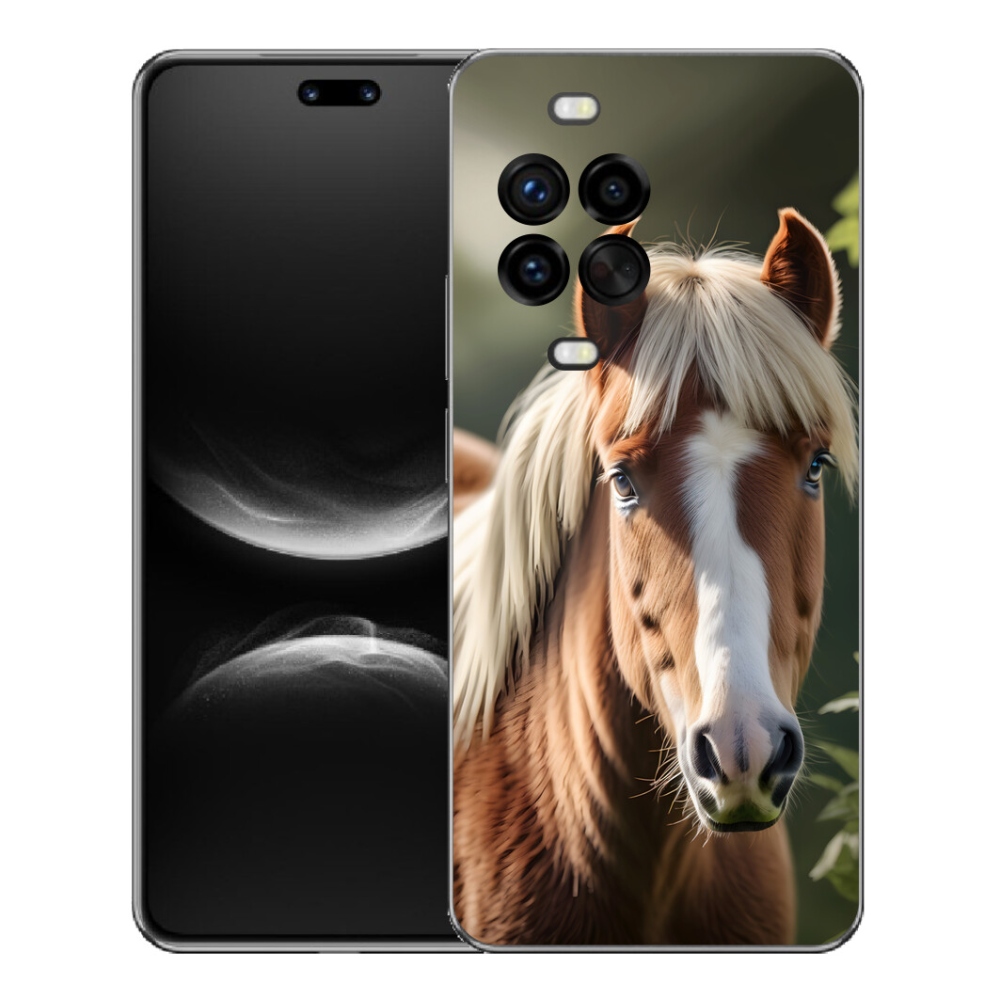 Gelový kryt mmCase na Huawei Nova 14 Pro - kůň se světlou hřívou