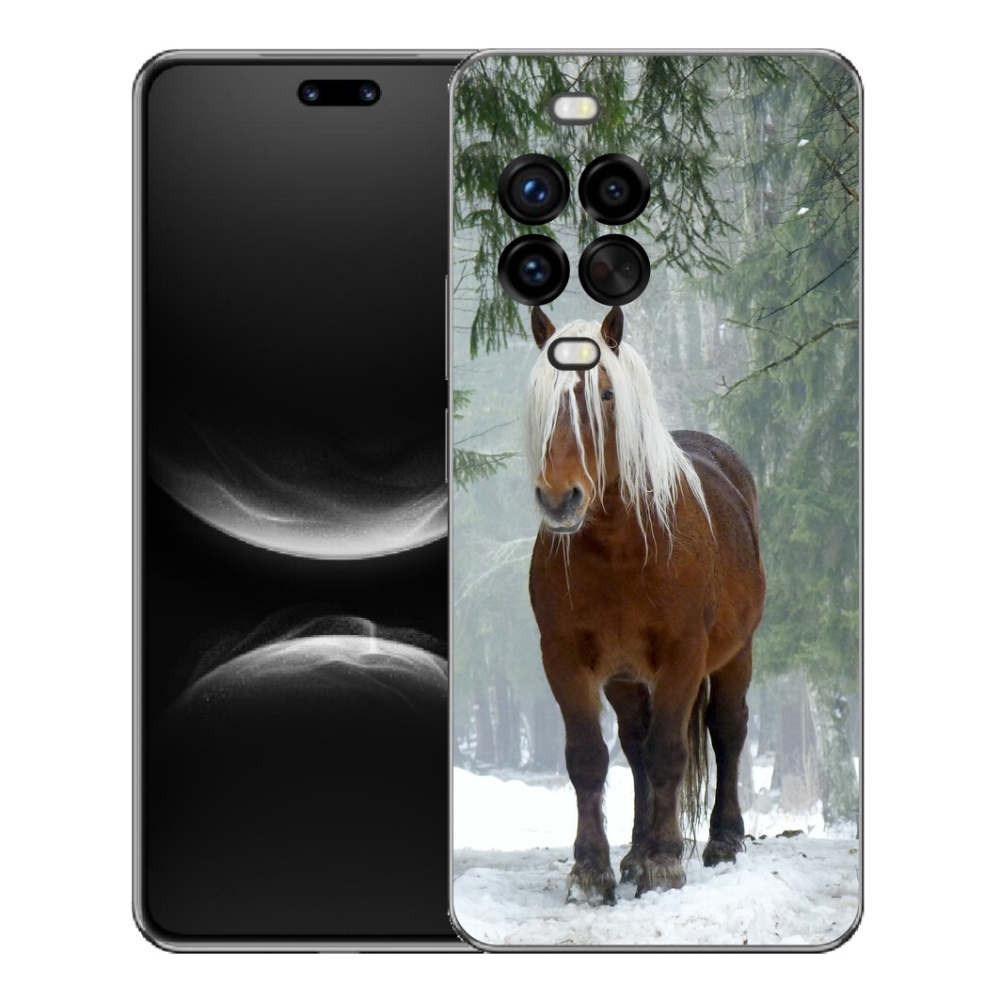 Gelový kryt mmCase na Huawei Nova 14 Pro - kůň v lese