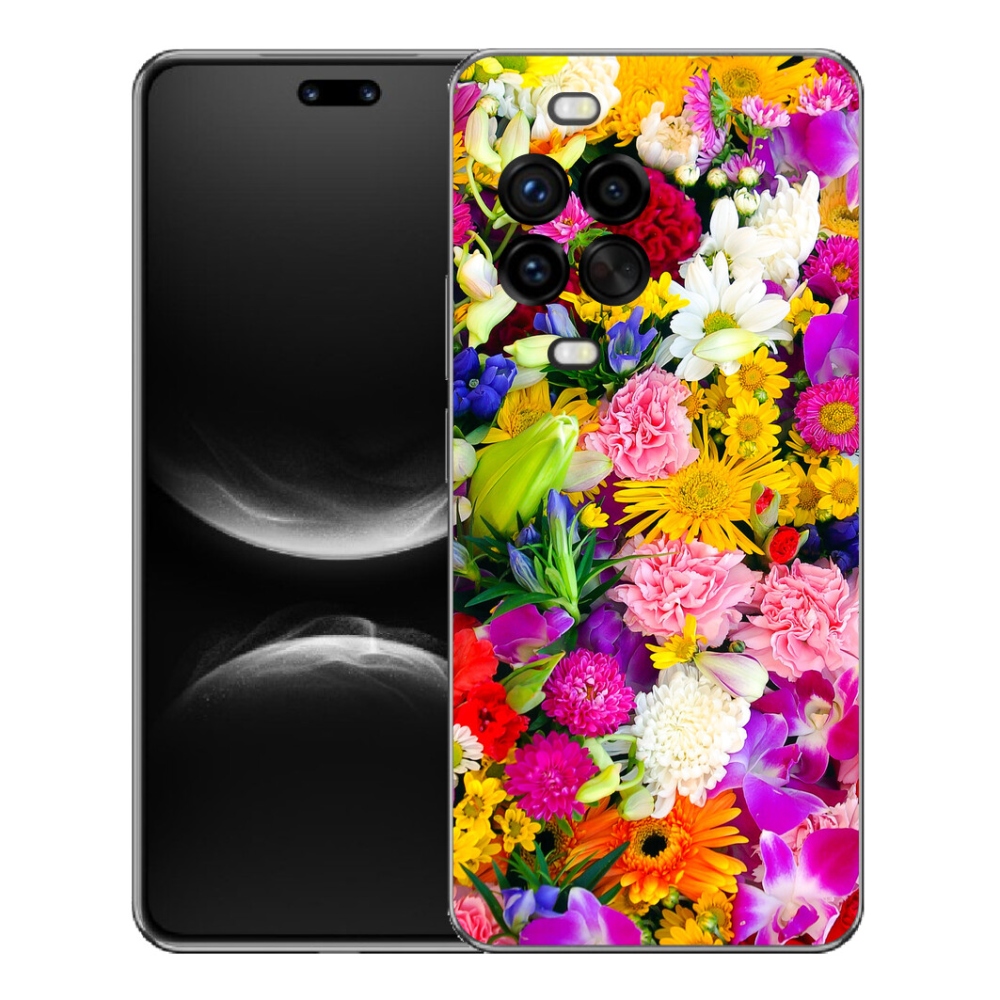 Gelový kryt mmCase na Huawei Nova 14 Pro - květiny 12
