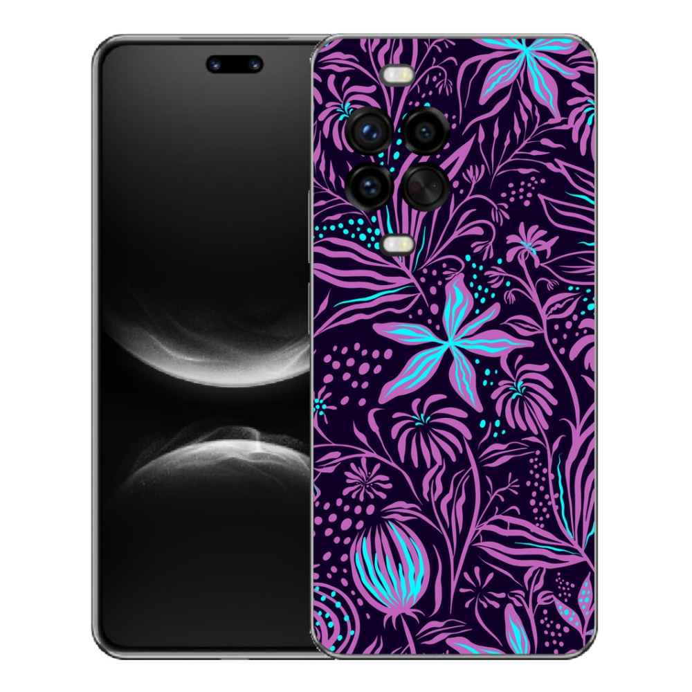 Gelový kryt mmCase na Huawei Nova 14 Pro - květiny 2
